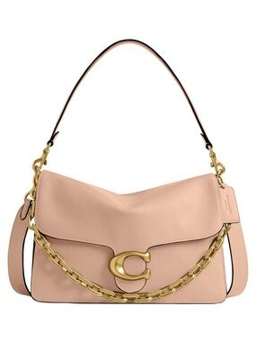 NWT Coach Chain Tabby 30 Shoulder Bag | Blush Pink and Gold